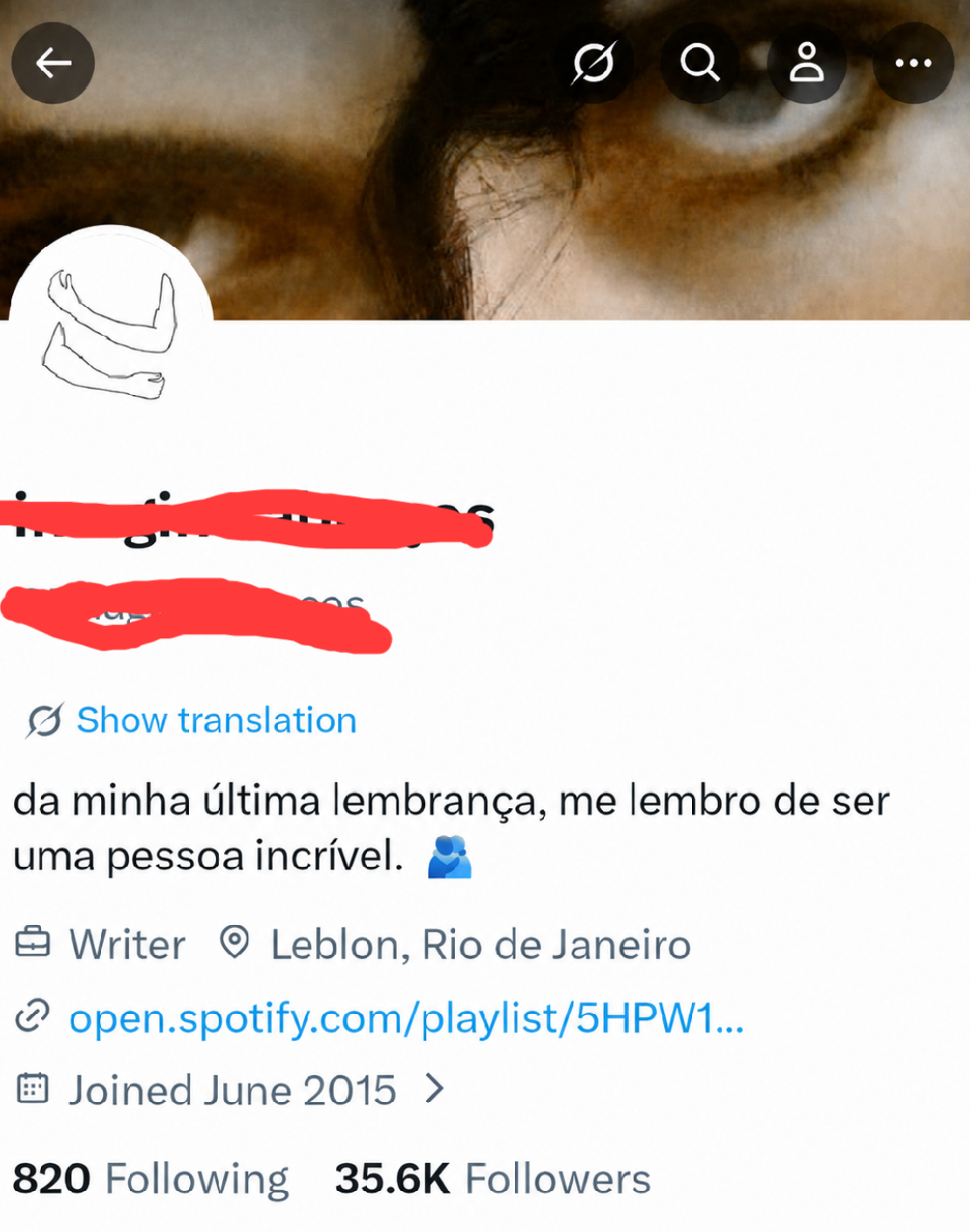 Twitter X account 