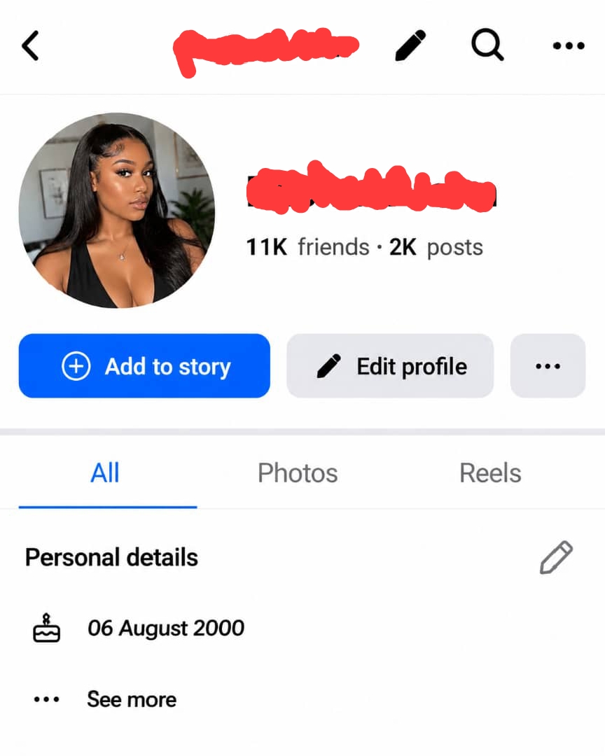 FACEBOOK ACCOUNT 