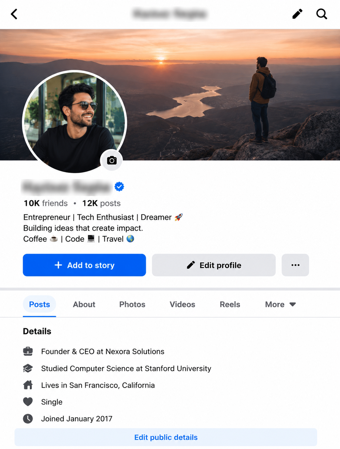 FACEBOOK ACCOUNT